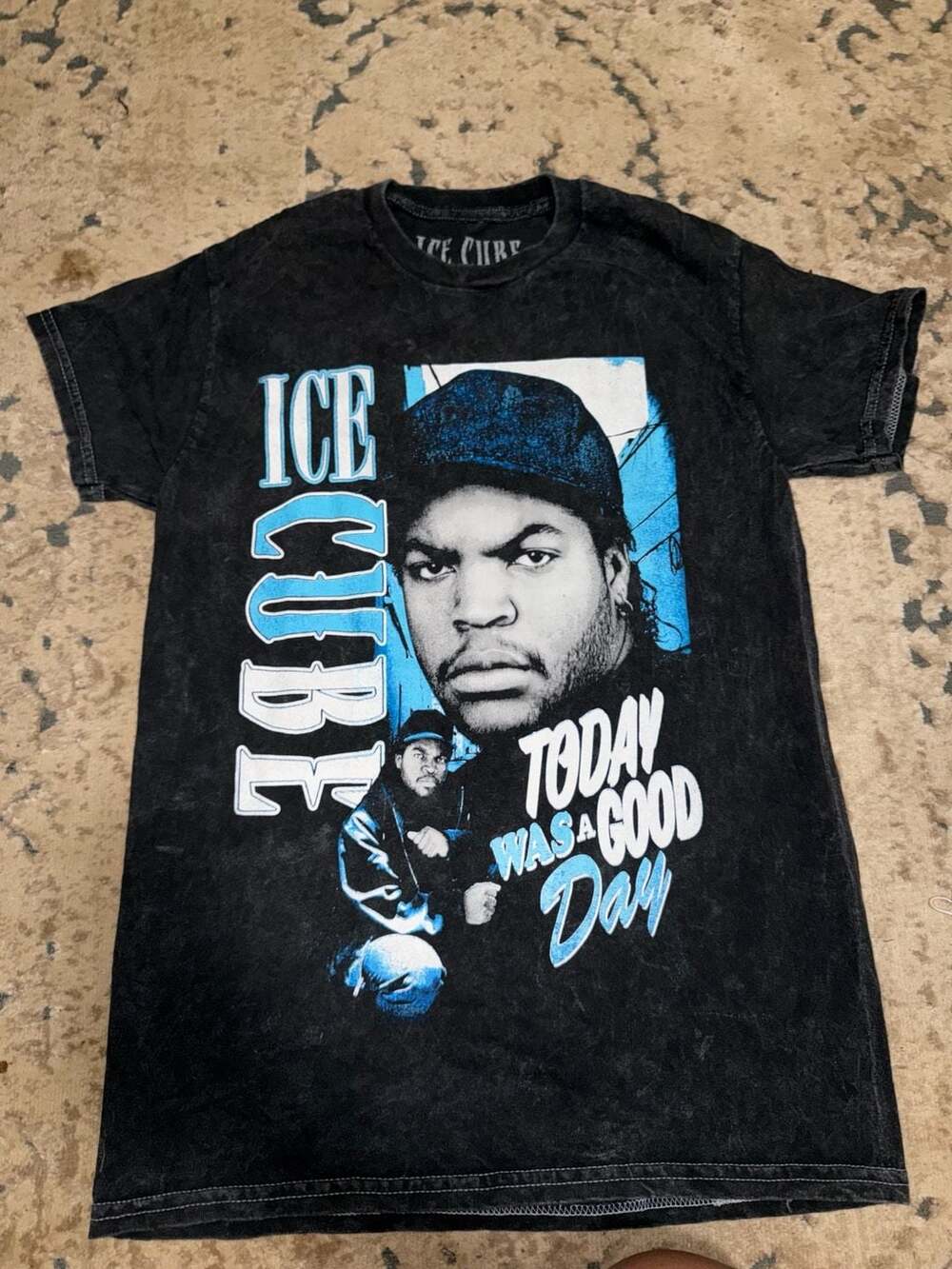 Ice Cube Today Was A Good Day Acid Wash Graphic T-Shirt